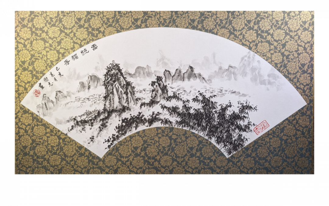 雲繞獨秀Guilin peak covered by clouds